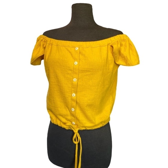 Madewell  Texture & threads Tank Top Yellow Size Medium - Picture 4 of 6